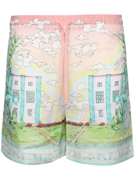 Pantaloni scurți Casablanca de in roz