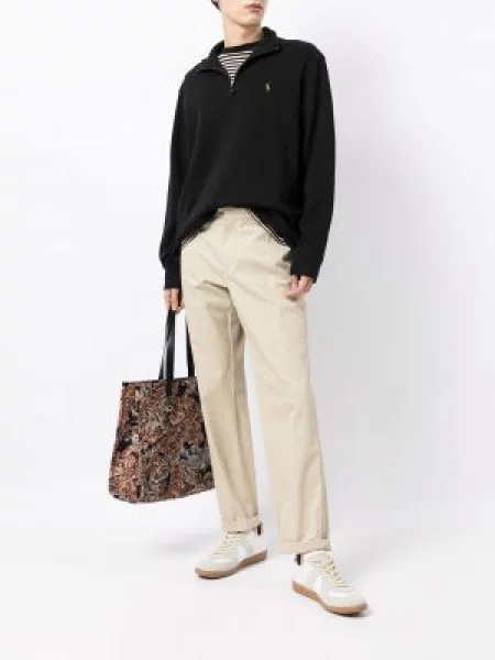 Siuvinėtas džemperis Polo Ralph Lauren juoda