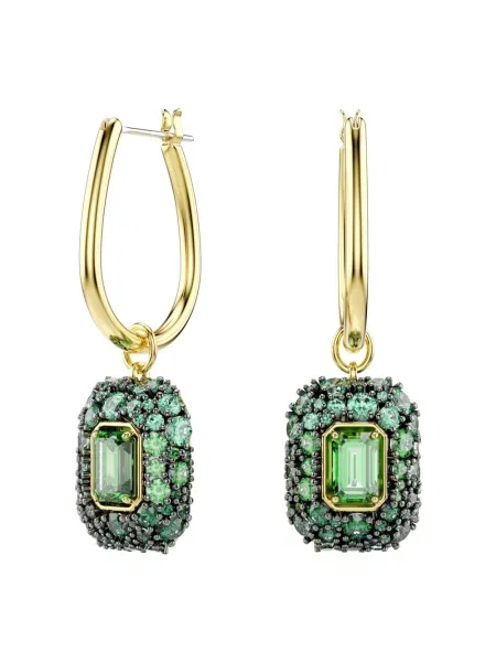 Kolczyki Swarovski zielone