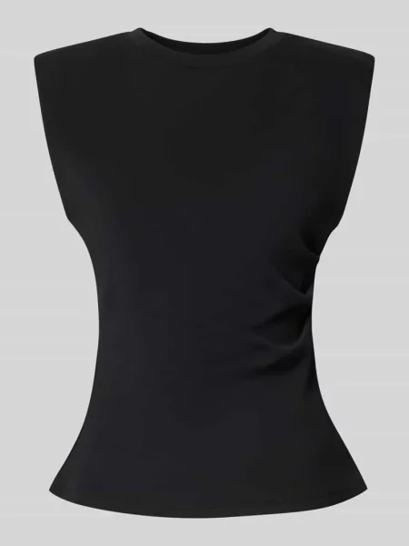 Bluzka z zakładkami model Pina' Y.a.s czarna