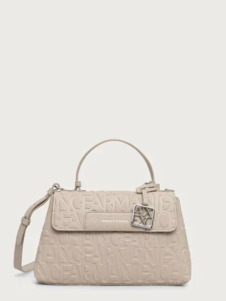 Armani Exchange geantă crossbody pentru femei bej