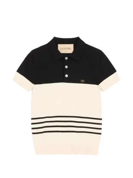 Tricou polo Valentino Garavani de lână