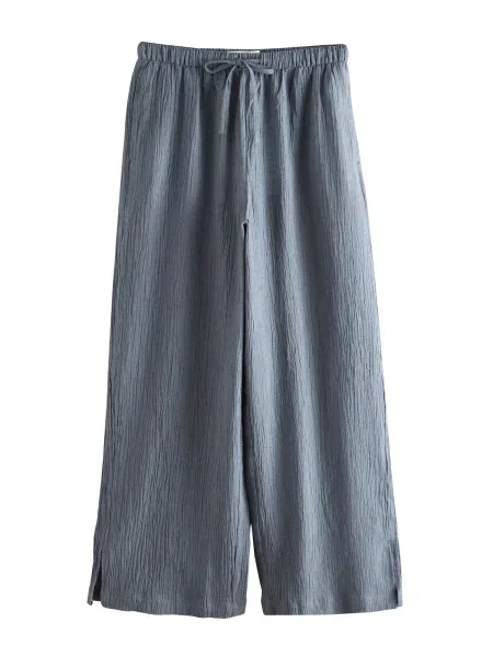 Next Pantaloni fumuriu albastru