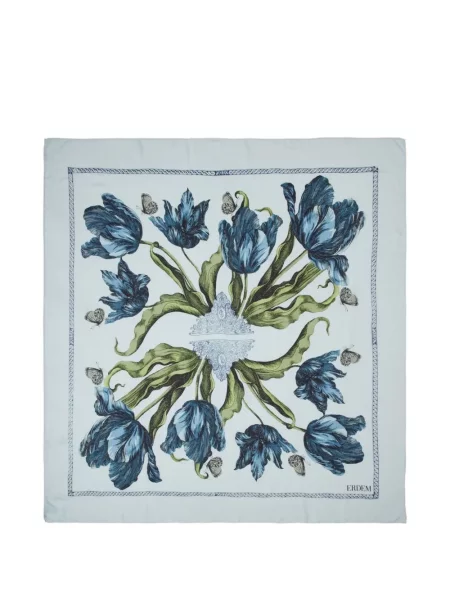 Lalea fular Erdem cu imagine albastru