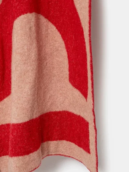 Šál s prímesou vlny Fiorucci Alpaca Scarf ružová