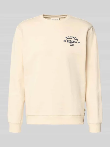 Bluza z nadrukiem z logo Scotch & Soda biała