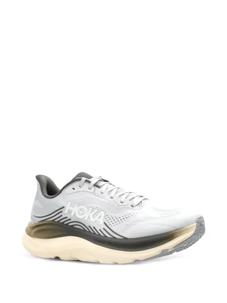 Sneakers Hoka με κορδόνια με δαντέλα γκρι