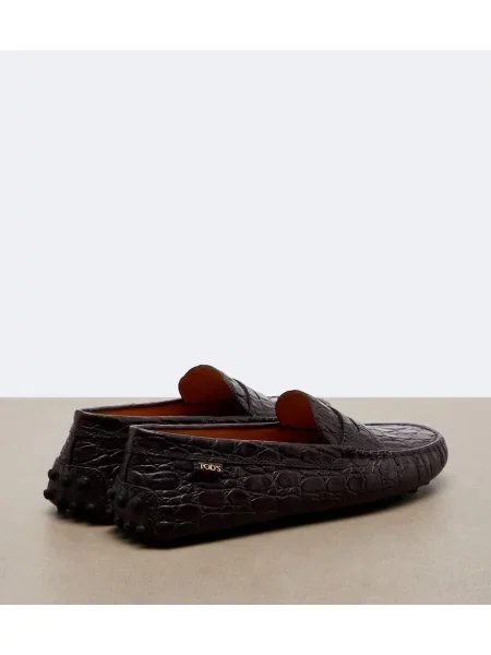 Pantofi loafer Tod's din piele maro