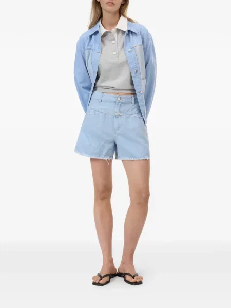 Pantaloni scurți din denim Closed albastru