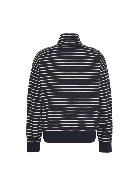 Pruhovaný sveter Calvin Klein Jeans čierna