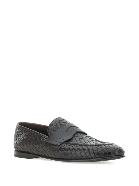 Pantofi loafer Neil Barrett din piele maro
