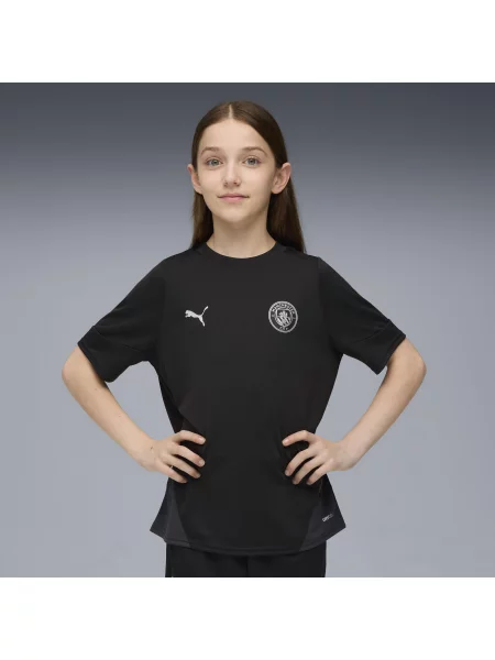 Młodzieżowa koszulka treningowa Manchester City PUMA czarna