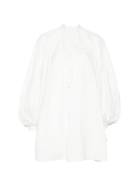 Odgovarati haljina Marrakshi Life s balon rukavima bijela