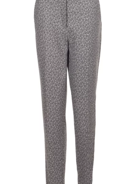 Штани повсякденні LadyLike бавовна/поліестер сірий