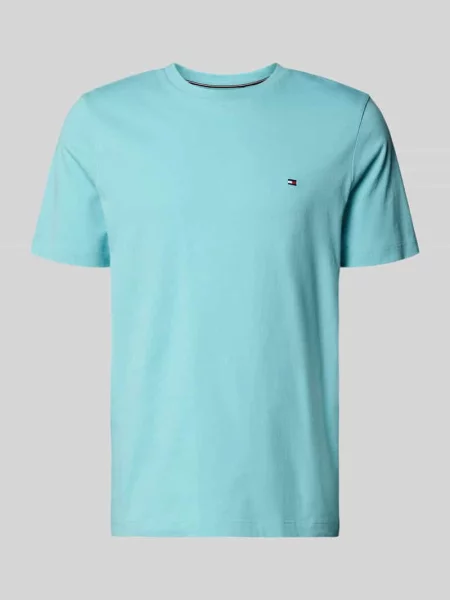 T-shirt o kroju regular fit z czystej bawełny Tommy Hilfiger