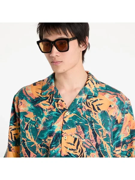 Риза adidas Originals Resort Shirt със свободна кройка оранжево