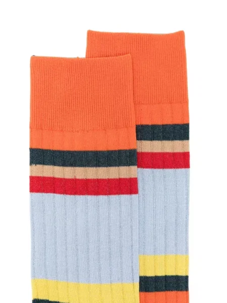 Плетени чорапи Paul Smith оранжево