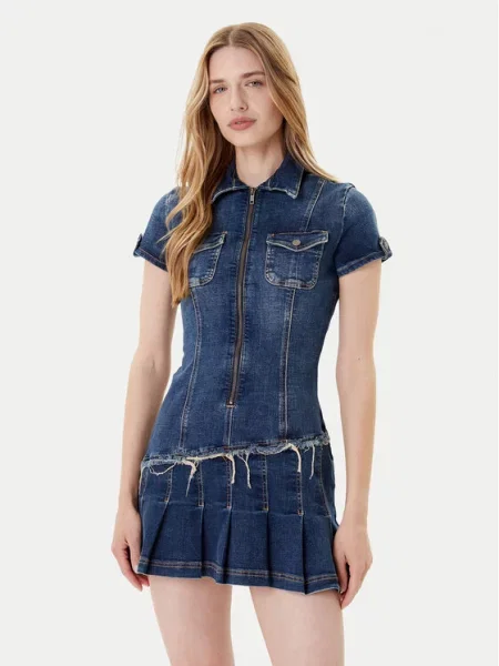 Guess Jeans obleka modra