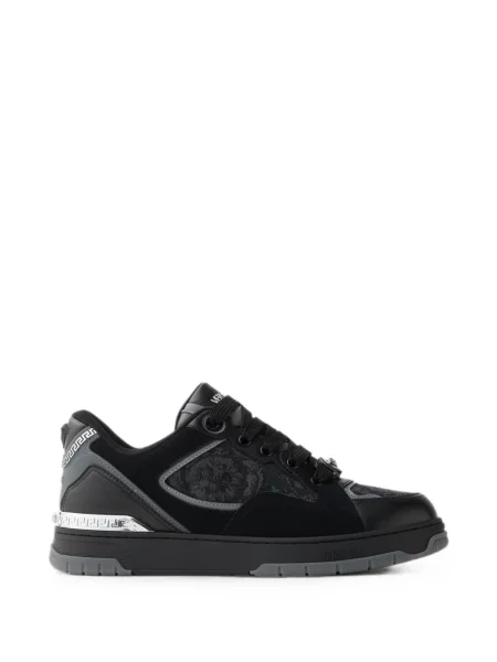 Sneakerși Versace din piele negru