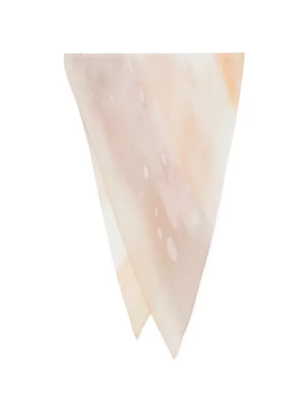 Absztrakt mintás sál Pleats Please Issey Miyake nyomtatás