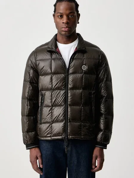 Armani Exchange geacă cu puf pentru bărbați verde