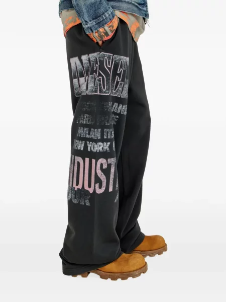 Pantaloni sport Diesel negru