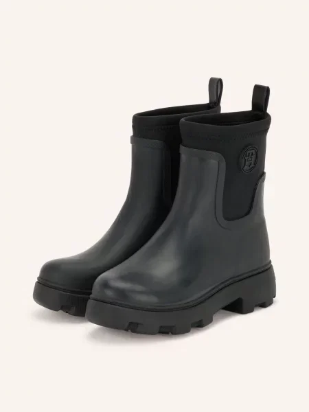 Kotníkové boty Tommy Hilfiger černé