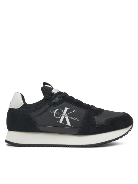 Маратонки Calvin Klein Jeans RUNNER SOCK LACEUP NY-LTH W черно