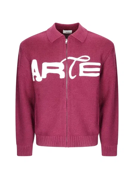Cardigan Arte Antwerp cu broderie roșu