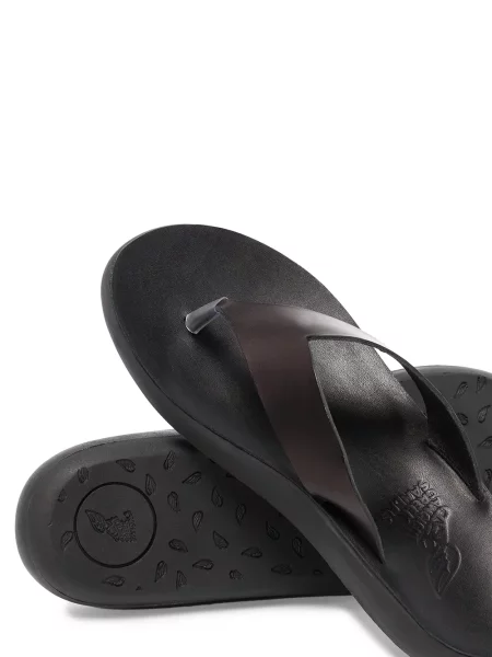Klapki Ancient Greek Sandals skórzane czarne
