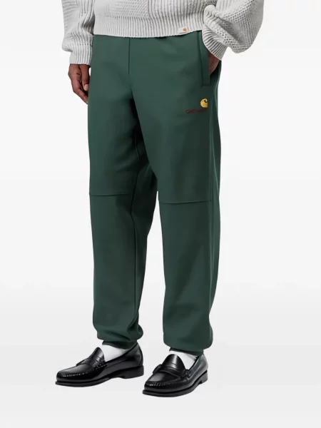 Pantaloni Carhartt Wip alergare verde
