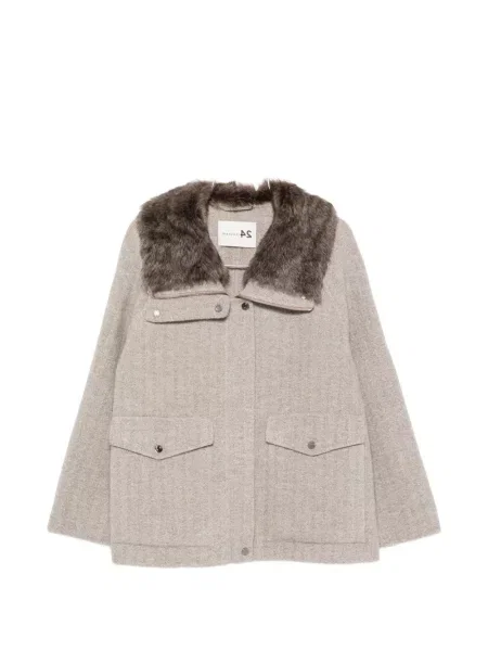 Geacă Manzoni 24 cu model herringbone