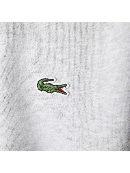 Толстовка на молнии Lacoste серая