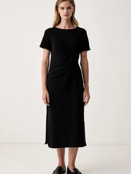 DKNY rochie din cu negru