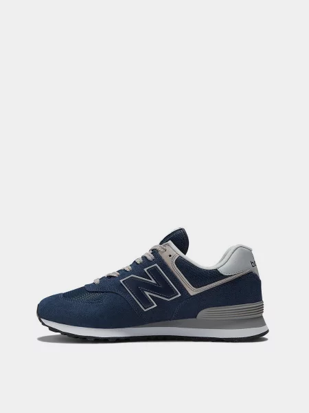 Замшевые повседневные кроссовки New Balance синие