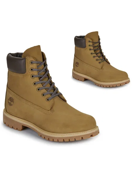 Pantofi Timberland cu șireturi din dantelă verde