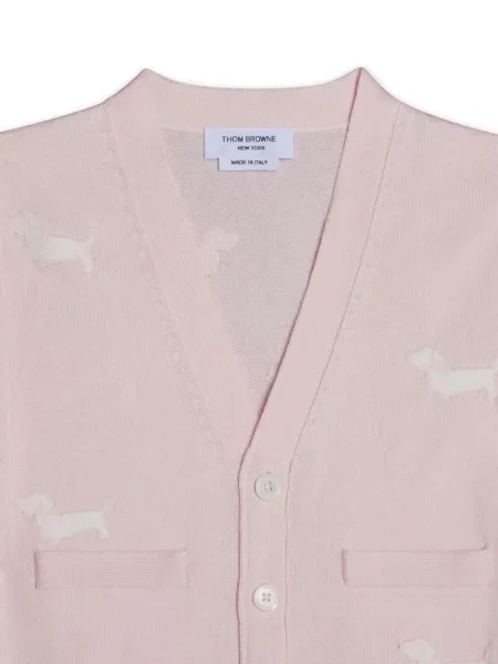 Kardigan dziecięcy Thom Browne różowy