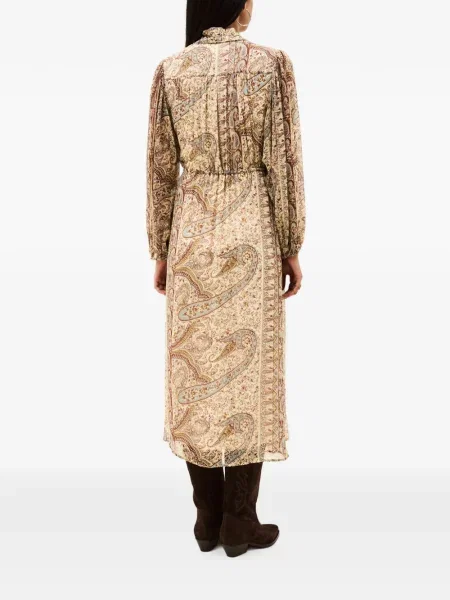 Rochie tip cămașă Ba&sh cu imagine cu model paisley