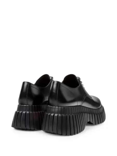 Pantofi derby Camper cu platformă negru