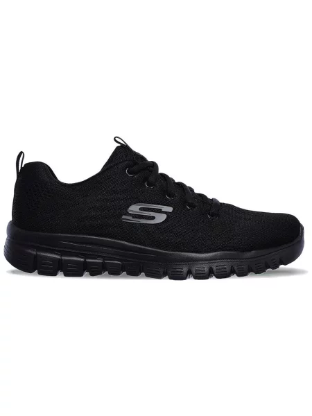 Félcipő Skechers fekete