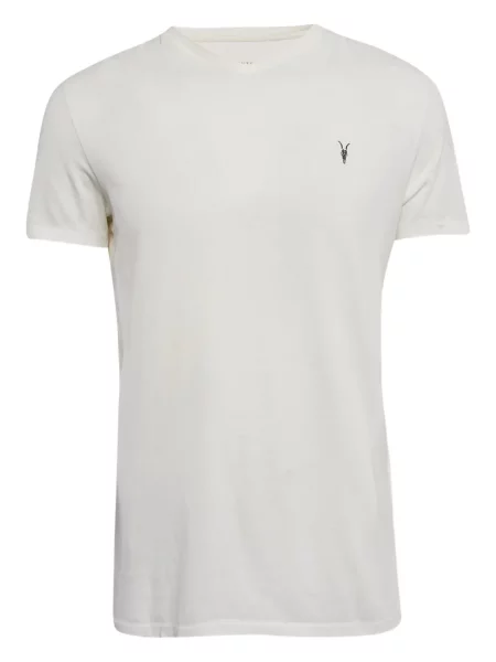 Tricou Allsaints cu decolteu în V alb