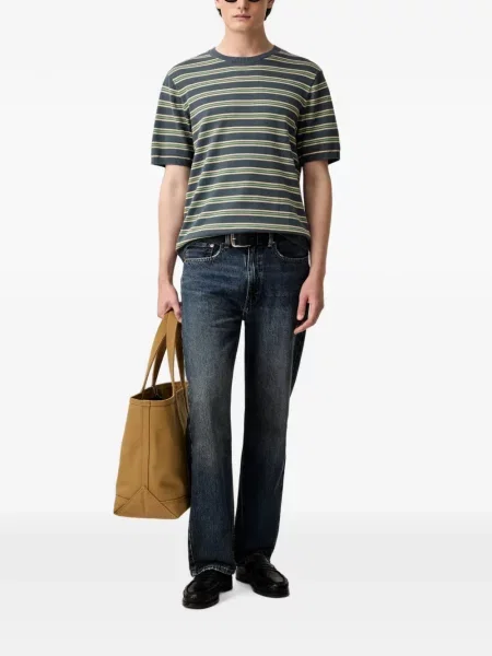 Pantaloni scurți din denim Levi's® din dantelă zdrențuiți cu talie înaltă albastru