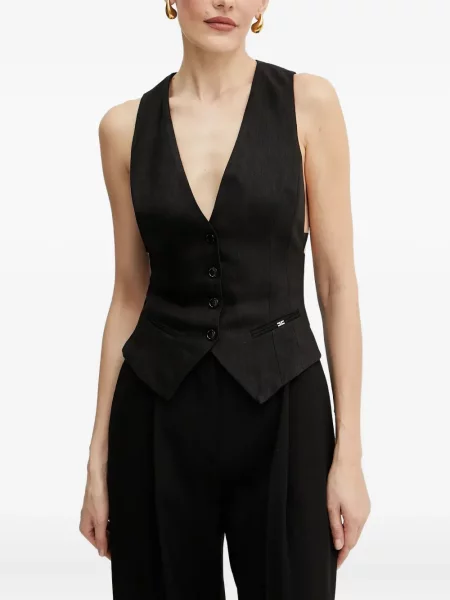 Vestă Elisabetta Franchi negru