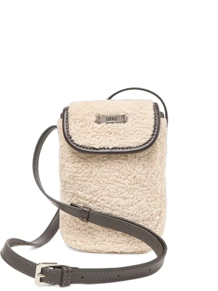 Hanorac din fleece Peserico din piele