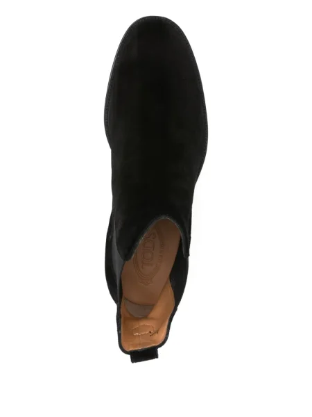 Botine chelsea Tod's din piele de căprioară negru
