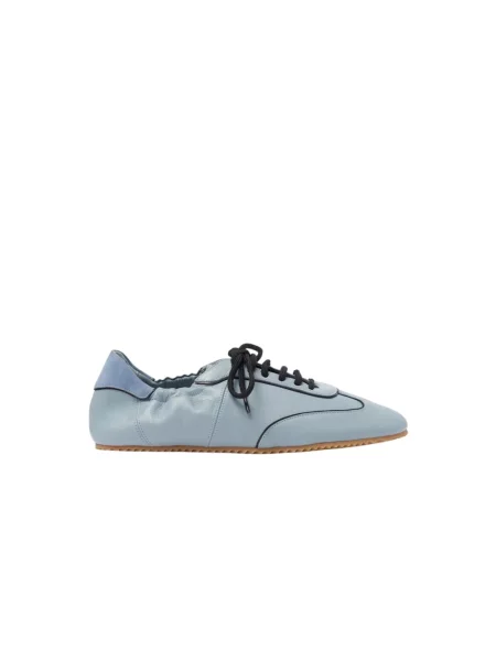 Sneakersy Scarosso skórzane niebieskie