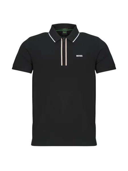 Polo majica Boss s kratkimi rokavi črna