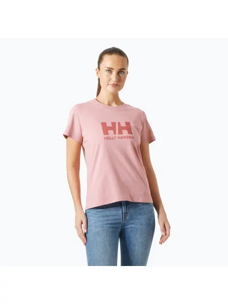 Tricou pentru femei Helly Hansen Logo pink salt roz