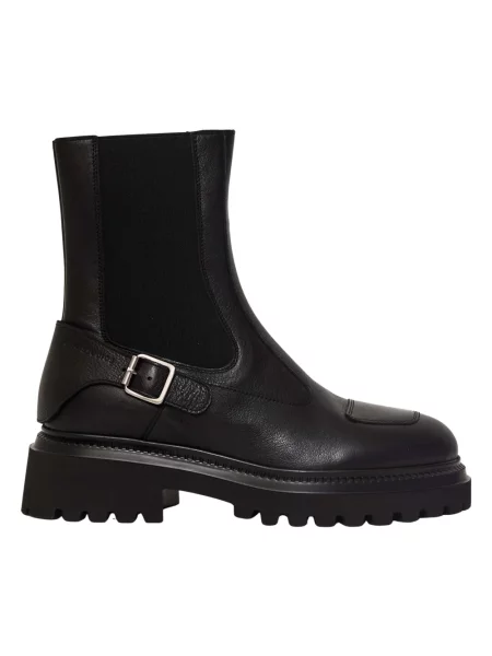 Buty do kostki Copenhagen Studios skórzane czarne