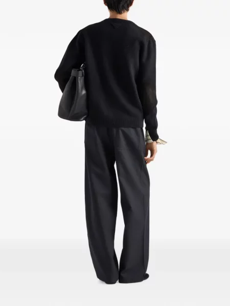 Cardigan Prada de lână negru